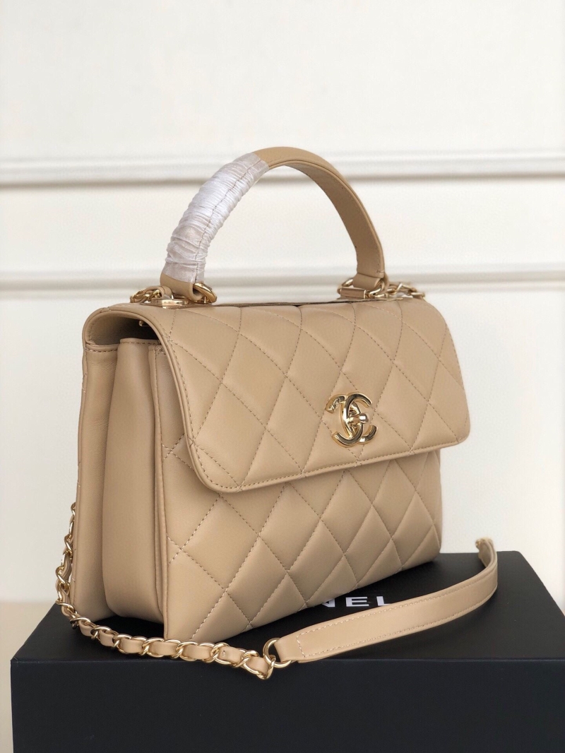Ch**el top handle bags